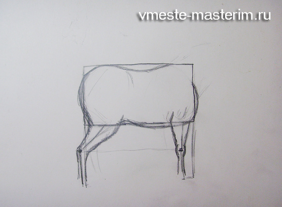 Как нарисовать лошадь поэтапно карандашом (мастер-класс)