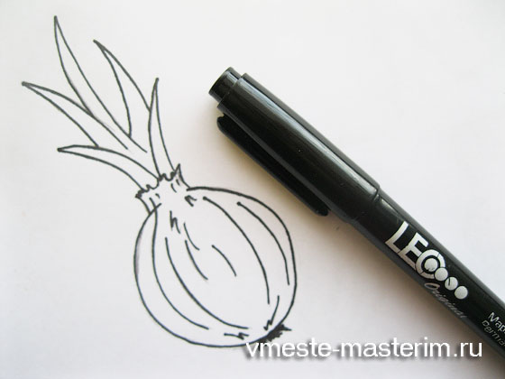 Как нарисовать лук карандашом поэтапно (мастер-класс)