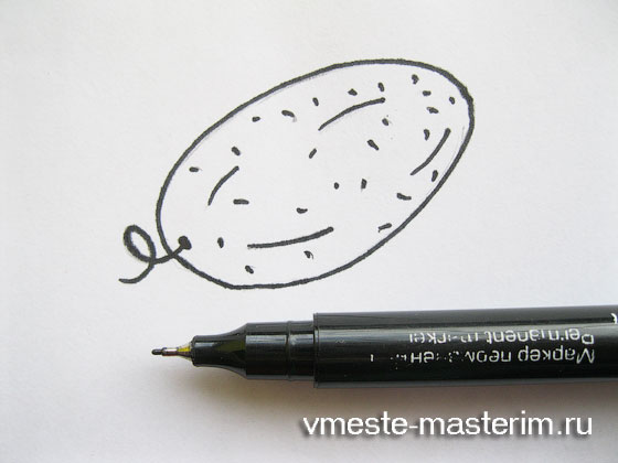 Как нарисовать огурец карандашом поэтапно (мастер-класс)