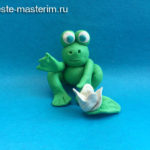 Как слепить лягушку из пластилина (мастер-класс)