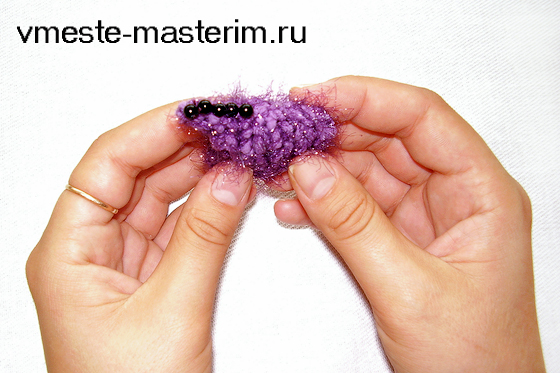Комплект вязаной бижутерии Виолетта (мастер-класс)
