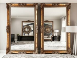 Большие зеркала: как выбрать, повесить и сделать пространство живым