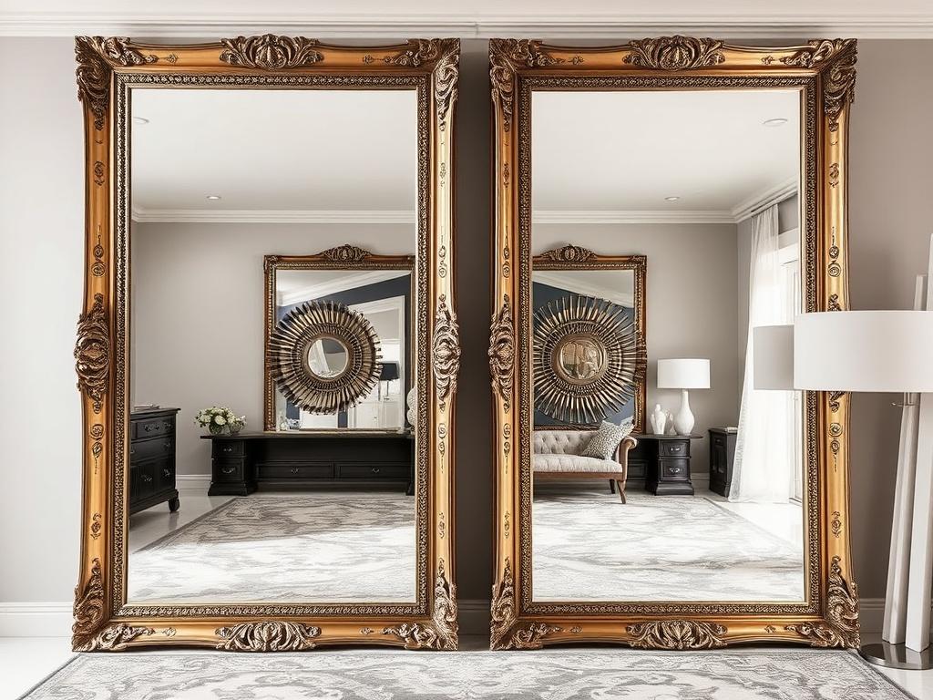 Большие зеркала: как выбрать, повесить и сделать пространство живым