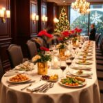 Выездной новогодний банкет: как устроить праздник так, чтобы о нём говорили ещё весь год