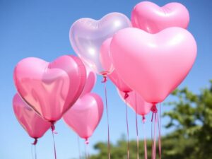 Сердца в воздухе: как гелиевые шары в форме сердца превращают праздник в настроение